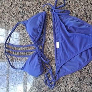 Blue bikini